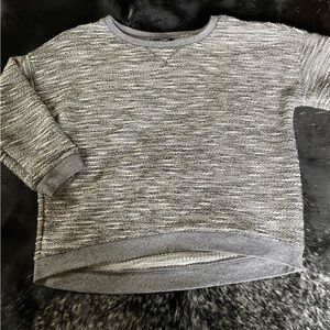 AE American Eagle Gray‎ Black White Sweater! Size XL EUC